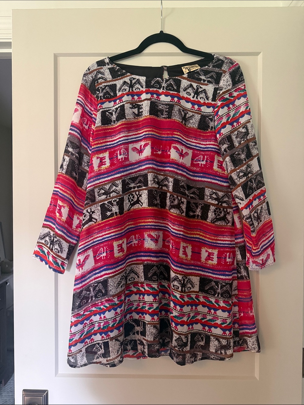 Show Me Your MuMu Multicolor Aztec Tunic - Pink, Black, White, Blue